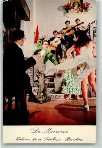 Barcelona Gasthaus tipica Sevillana la Macarena Tracht Tanz