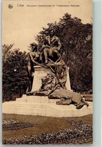 Liege 1935 Denkmal Commémoratif de l´Independance Nationale