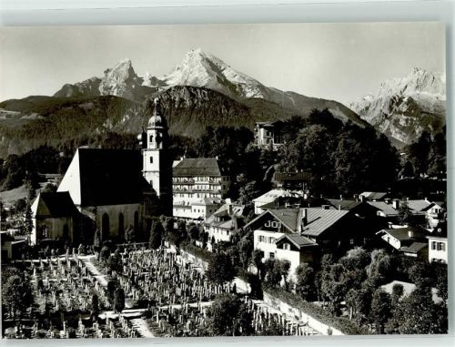 Berchtesgaden Franziskanerkirche Unsere liebe Frau am Anger Watzmann