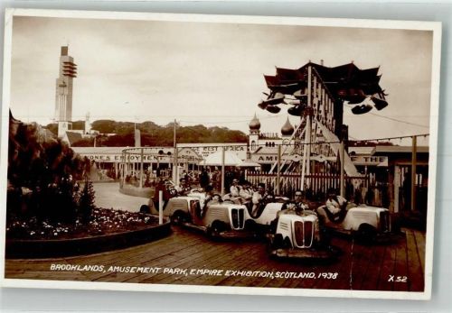 Maidstone Foto AK Ausstellung Schottland 1938 Vergnügungsark Auto Brooklands