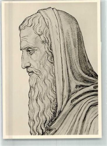 Beuron Beuroner Kunstschule Aus dem Marienleben Priester Zacharias 11077