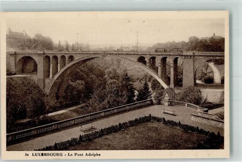 Luxembourg Straßenbahn Le Pont Adolphe