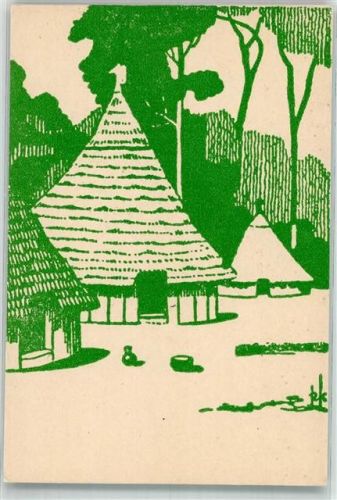 Afrikanisches Dorfhaus