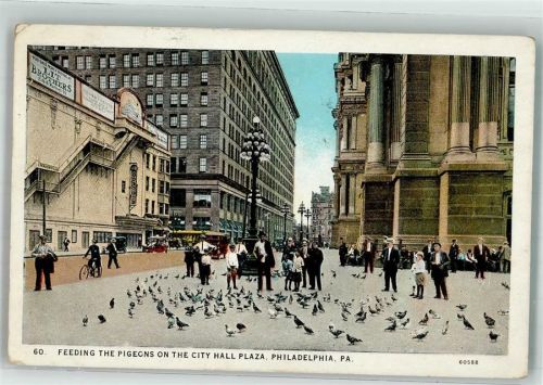 Philadelphia 1928 The City Hall Plaza
