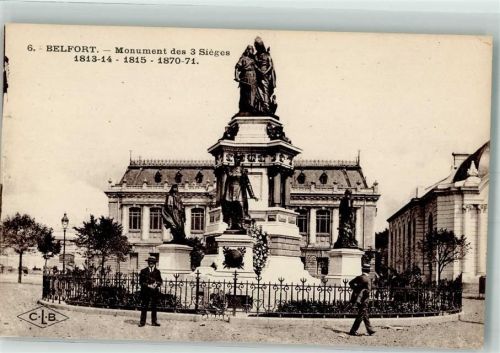 Belfort Denkmal des 3.Sieges 1813-14 1815 1870-71