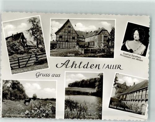 Ahlden Schloss Alhlden Portrait Sophie Dorethea Prinzessin von Ahlden