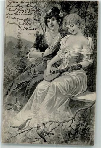 1904 Mandoline Blätter f. fröhl. Laune
