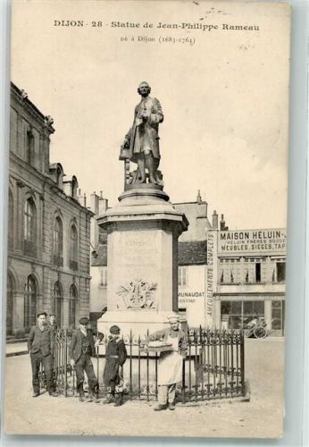 Dijon 1928 Denkmal Jean-Philippe Ramenau