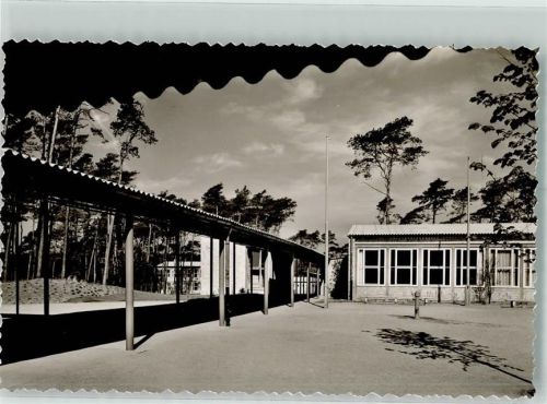 Seeheim-Jugenheim Schule im Ortsteil Schuldorf Foto Original aus Archiv eines Ansichtskartenverlags Ort handschriftlich
