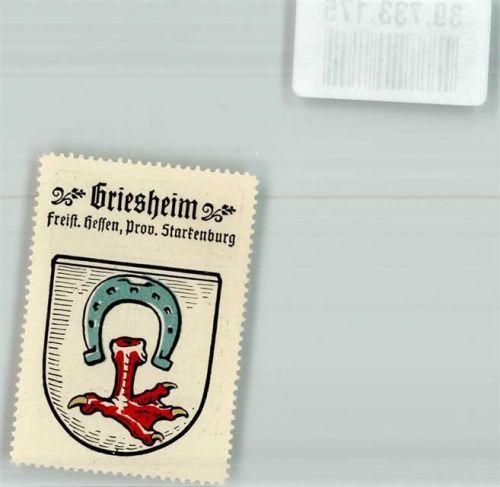 Griesheim Wappenmarke Kaffee Hag