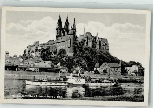 Meißen Albrechtsburg Dom Raddampfer Riesa