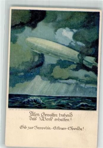 sign. Amberg, Otto Spende Zeppelin-Eckener