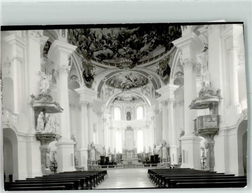 Neresheim Kloster Kirche Ort handschriftlich Foto Original aus Archiv eines Ansichtskartenverlags