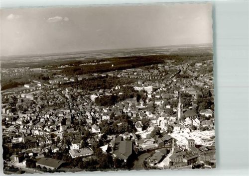 Itzehoe Fliegeraufnahme Ort handschrfitlich Foto Original aus Archiv eines Ansichtskartenverlags