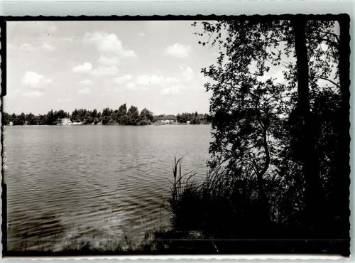 Plantlünne Blauer See Ort handschriftlich Foto Original aus Archiv eines Ansichtskartenverlags
