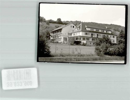 Bad Mergentheim Pension Ort handschriftlich Foto Original aus Archiv eines Ansichtskartenverlags