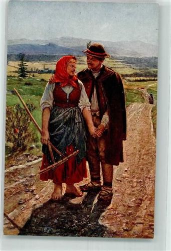 Warschau sign. Kozakiewicz A. Treffen Polnische Malerei No.41