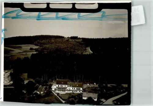 Hohenthan Fliegeraufnahme Foto Original aus Archiv eines Ansichtskartenverlags Ort handschriftlich Farbmarkierung im Bild
