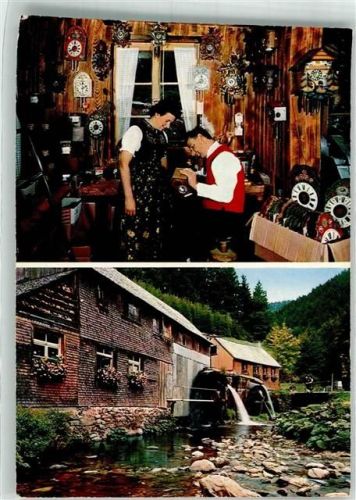 Furtwangen Drei-Stegen-Mühle Schwarzwälder Uhrmacher im Hexenloch Werner-Verlag