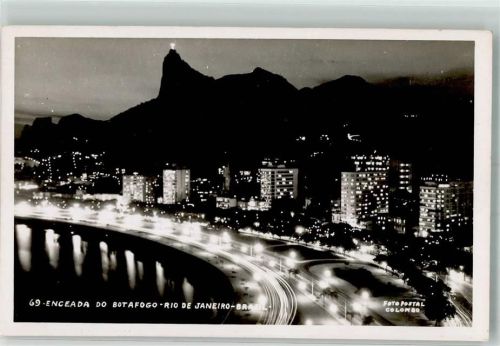 Rio de Janeiro Foto Postal Nacht