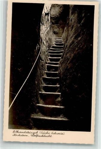 Hohnstein Wolfsschlucht Hockstein Elbsandsteingebirge
