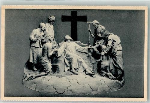 Brüssel Bruxelles Ausstellungen Ausstellung Palais de la Vie Catholique Monument au Missionaire Ausstellung 1935 Foto AK