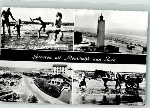 Noordwijk 1962 Schwimmbad Strand Leuchtturm