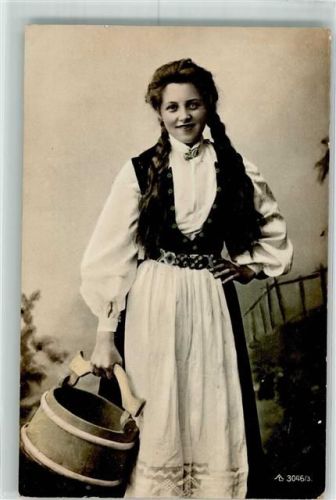 1906 Tracht Milchkübel AL Nr.3046-3