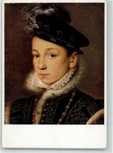 sign. Clouet, Francois Karl IX von Frankreich Verlag Wolfrum Nr. 345