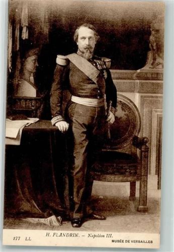 Versailles sign. Flandrin H. Napoleon III. Musee LL 177