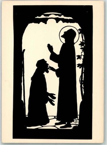 sign. Walter, Matthias Jesus heilt einen Taubstummen Karte Nr. 24
