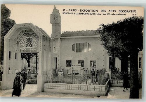 Paris Exposition Internationale des Arts Decoratifs Rosarie Luxembourgeoise