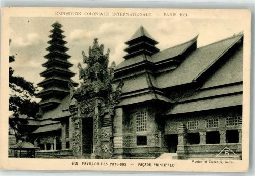 Paris 1931 Nr. 165 Pavillon des Pays-Bas - Facade Principale