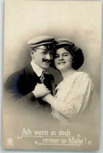 1918 Frau Paar Spruch