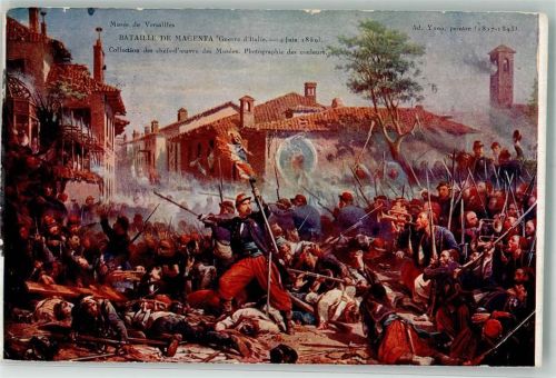 Gefechte 1859 Bataille de Magenta Guerre d`Italie