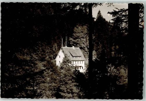 Glatten Albert Schweitzer Haus Foto Original aus Archiv eines Ansichtskartenverlags Ort handschriftlich
