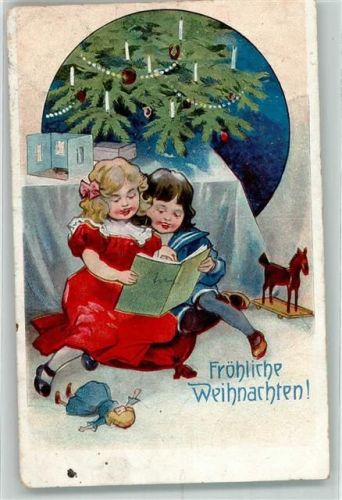 Spielzeug Buch lesen Puppen Tannenbaum