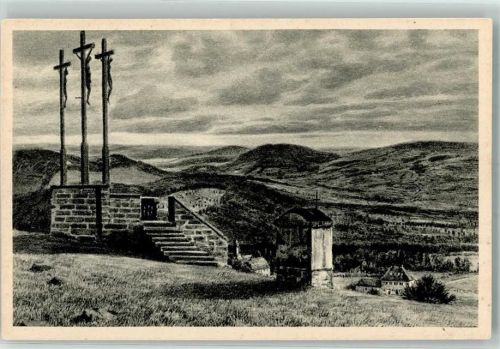 Kreuzberg 1928 Kreuzberg Rhön + Stempel Berggasthof