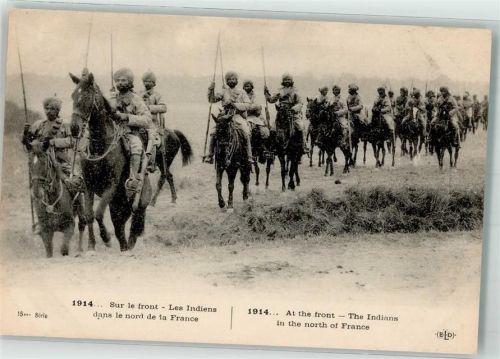 15. Serie E.L.D. 1914 WK I At the front - The Indiens in the north of France