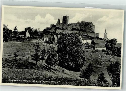 Leuchtenberg Burg der Landgrafen von Leuchtenberg mit der Kirche St. Margareta