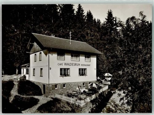Herrenwies Cafe Waldesruh Gasthaus Restaurant Terrasse Sand Schwarzwaldhochstraße