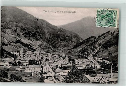 Todtnau 1911 Frankatur vorne