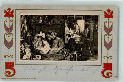 1901 Erotik Jugendstil T.S.N. Serie 151