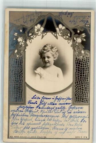 1902 Kind Neue Photogr. Gesellsch. Serie 19 Nr. 9