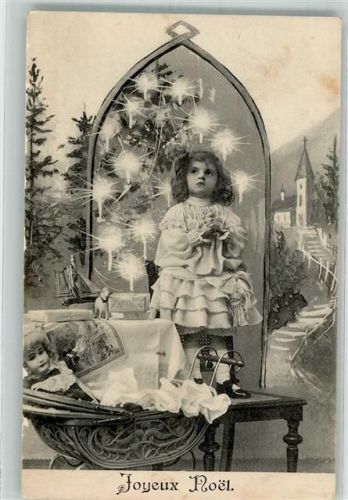 1907 Kinder Puppe Puppenwagen