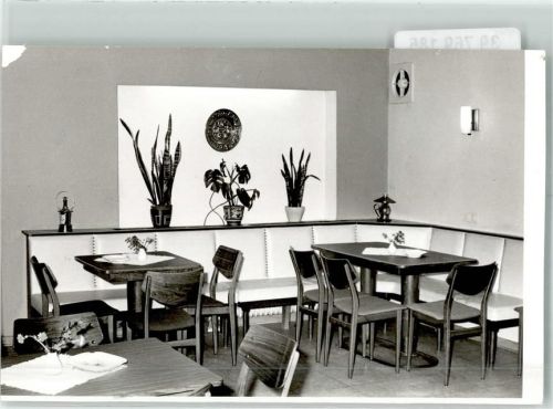 Gerlingen Gaststube eines Gasthauses Foto Original aus Archiv eines Ansichtskartenverlags Ort handschriftlich