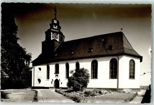 Griesheim Kirche Ort handschriftlich Foto Original aus Archiv eines Ansichtskartenverlags