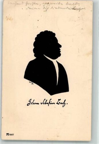 1919 Scherenschnitt F.A. Ackermanns Kunstverlag Serie 661 Nr. 6607