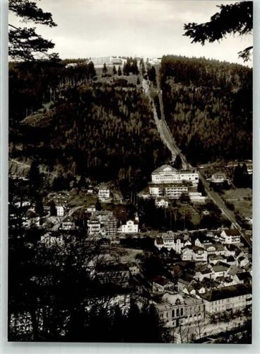 Bad Wildbad mit Zahnradbahn zum Sommerberg