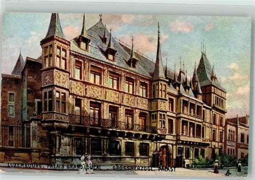 Luxembourg Grossherzoglicher Palast Tucks Oilette Nr.737
